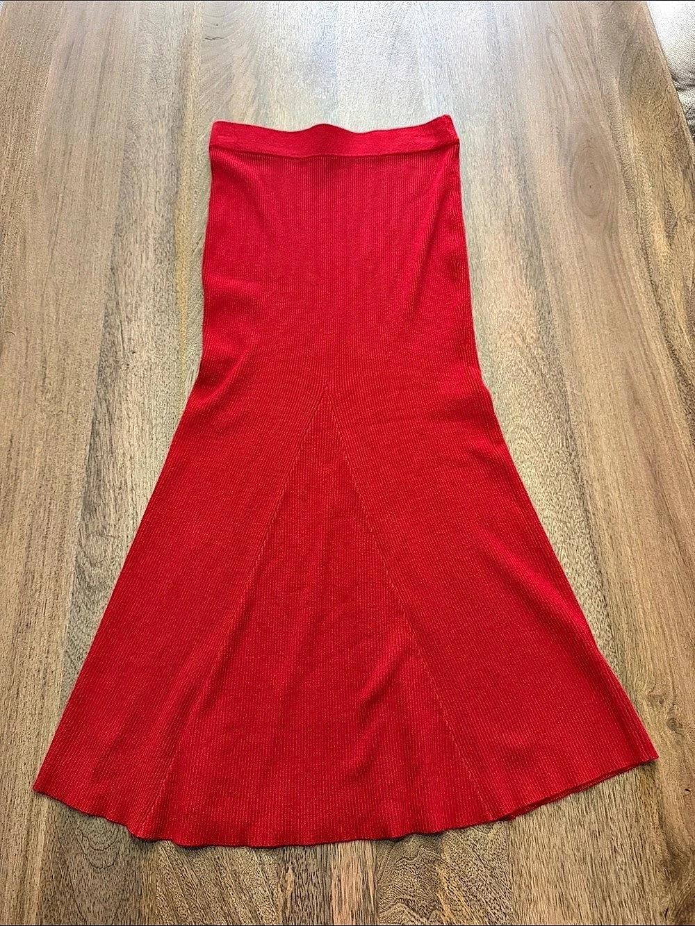 Antonio Melani Red Maxi Skirt